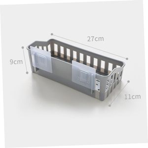Étagère murale de rangement pour salle de bain, multi-couleurs, sans perçage, moderne, simple, écologique, en plastique, pour toilettes - Product Image 3