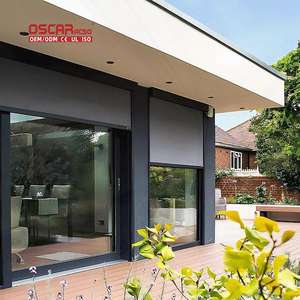 Toldos con Control Remoto y Protección UV, Marco de Aluminio Resistente, Lona de Poliéster, Persiana <span class=keywords><strong>Enrollable</strong></span> Móvil para Patio, Balcón y Exteriores - Product Image 1