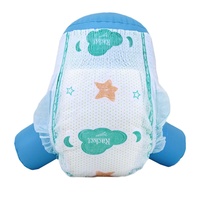 Vente en gros d'usine, couches pour bébés jetables écologiques, prévention des fuites 3D, tissu recyclé, colorées, douces, respirantes, absorbantes