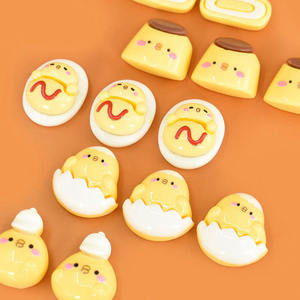 Kawaii Jaune <span class=keywords><strong>Poussin</strong></span> Dessin Animé Résine Flatback Cabochon Pour DIY Scrapbooking Accessoires Épingle À Cheveux Ornement Mince Décoration - Product Image 4