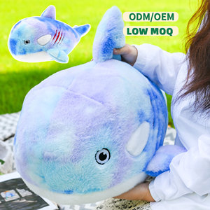 Fabrik Lieferant Kuscheltier Kinder Hug gable Sensory Blue <span class=keywords><strong>Whale</strong></span> Weiche Marine Spielzeug Plüsch Benutzer definierte Anime Plüschtiere - Product Image 1