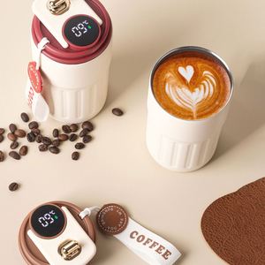 Custom logo Travel Office <b>Coffee</b> Vacuum Cup Custom logo Smart Temperature Display Stainless Steel Smart Insulated <b>Coffee</b> Tumbler - Product Image 5