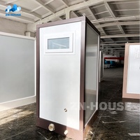 Salle de bain mobile Parc à roulottes Toilettes publiques Wc Cabine de toilette portable Compost de camp extérieur Toilettes mobiles portables préfabriquées