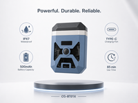 Mini rasoir électrique de poche pour hommes, corps en alliage de zinc, tête flottante à double anneau, autonomie de 85 minutes, rasoir de voyage USB-C, étanche