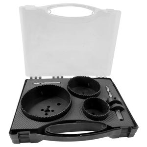KENING Ensemble de scies cloches bimétalliques en acier rapide largement utilisées 60-114mm pour plaques de plâtre, plastique et PVC - Product Image 1