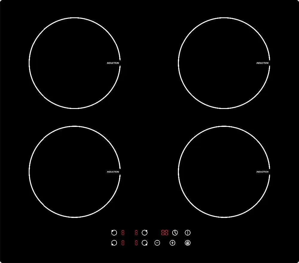 4 brülör indüksiyon ocak inşa