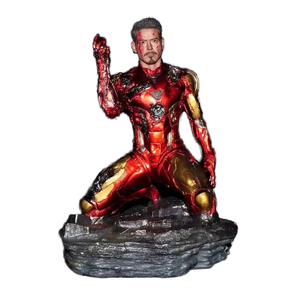 Vendicatori battaglia finale statua GK nuovo <span class=keywords><strong>Iron</strong></span> <span class=keywords><strong>Man</strong></span> inginocchiato MK85 modello di plastica giocattolo in scatola personaggi a mano da congelato - Product Image 1