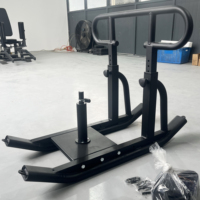 Traîneau lesté réglable en acier durable avec poignées confortables pour l'entraînement complet du corps (jambes et bras) à domicile