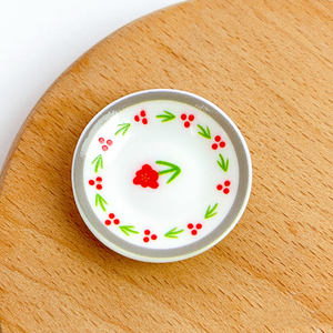 Novedades en Platos Decorativos de Resina Plástica con Diseño Floral, Coloridos y Surtidos, Mini Platos de Frutas para Manualidades, Proyectos de Casa de Muñecas y Accesorios de Bricolaje - Product Image 6
