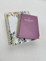 Carnet en cuir personnalisé, illustration personnalisée en couleur, couverture rigide, agenda A5 A6