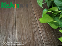 Kit complet de terrasse en bois composite durable, planches WPC 3D en relief, terrasse extérieure, aménagement paysager de jardin