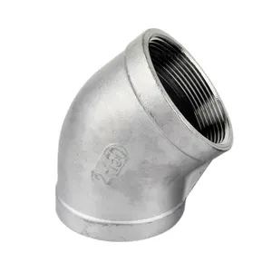 Hot Selling Customized 45 Degree Elbow Stainless Steel High Quality Elbow Pipe Fittings