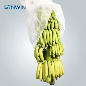 リサイクルバナナ植物カバーPPスパンボンド不織布他の農業製品生分解性生地サプライヤー