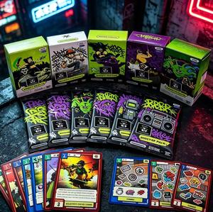 Tarjetas de Juego Coleccionables TCG de Papel Brillante de 350 g/m² con Superficie Impresa Holográfica, Personalizables con Logotipo y Empaque, Gran Venta - Product Image 6