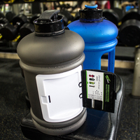Bouteille d'eau sans BPA personnalisée, shaker sport en plastique givré, gourde en plastique pour usage au bureau imprimée