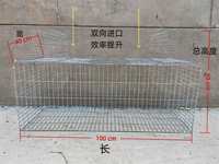 Nouvelle cage à bascule automatique BAIYI en acier galvanisé super sensible pour la capture de pigeons et d'oiseaux en extérieur