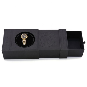 Estuche para Reloj Seismo, Diseño Moderno, Negro, con Sistema de Apertura Automática - Product Image 6
