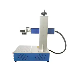 Portable mini bench-top laser marking machine 20W 30W 50W 100W for metal for jewel engraving