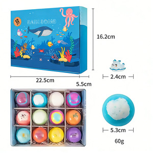 Coffret Cadeau de Boules de Bain Naturelles avec Jouets Surprise pour Enfants – Bombes de Bain Hydratantes et <span class=keywords><strong>Anti</strong></span>-Dessèchement pour un Bain Amusant - Product Image 4