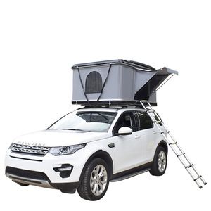 Carpa de Techo para Auto, Carcasa Rígida de Fibra de Vidrio, Apertura Automática Rápida, Una Habitación, Cuatro Estaciones, para Campamento al Aire Libre, Carpa de Techo para SUV - Product Image 4