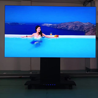 Pantalla de TV Inteligente Plegable con Micro LED COB sin Costuras, Alto Contraste, P1.25, Motorizada, para Cine en Casa de Lujo
