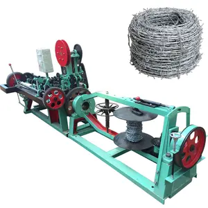 Máquina de alambre de púas Fabricación automática de alambre de púas de doble hebra de alta durabilidad