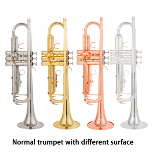 Fournisseur en gros de trompettes OEM, différentes finitions de surface, <span class=keywords><strong>trompette</strong></span> en laiton jaune au prix le plus bas - Product Image 3