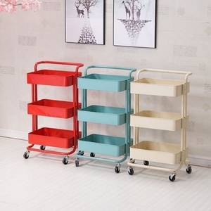 3 Layers Manicure Cart Storage Holders Beauty SPA Cart Barber Hair Metal <b>Salon</b> Trolley - Product Image 3