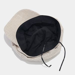 <span class=keywords><strong>Casquette</strong></span> de Journaliste à Carreaux Style Rétro Britannique Printemps-<span class=keywords><strong>Été</strong></span> pour <span class=keywords><strong>Femme</strong></span>, Chapeau Béret Tendance Style Japonais Artiste Peintre - Product Image 4