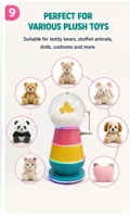 Machine de remplissage de jouets en peluche LED DIY, machine de rembourrage de poupées en peluche en libre-service pour aire de jeux intérieure et magasin de détail