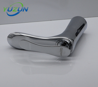 Robinet monocommande moderne pour eau froide avec douchette latérale, cartouche céramique, en laiton, à poser sur comptoir, pour salle de bain et usage hospitalier