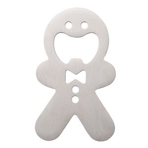 Christmas Gift Cartoon Smiley Opener Cute Doll Beer <b>Bottle</b> Opener Gingerbread Man Metal Opener - Product Image 1