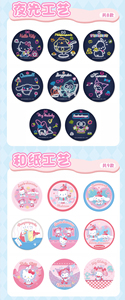 10 Box Wholesale Anime Jandoon Sanrios Characters Series Collector Badge Blind Box for Toys Gift Kids Mystery Collection Box - Product Image 4