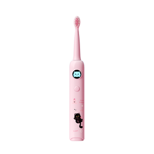 Cepillo de Dientes Eléctrico Infantil Personalizable con Pantalla LED de Colores, 5 Modos, Logotipo de Dibujos Animados, Cabezal de Cepillo Reemplazable, para Viajes - Product Image 1