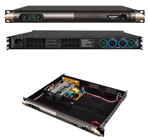 Amplificatore Digitale Professionale Serie <span class=keywords><strong>M</strong></span> 2CH 2x350W Classe D Portatile in Metallo Attrezzatura Audio Intelligente Vendita Calda - Product Image 2
