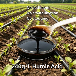 Suspensión Líquida de Ácido Húmico de Alta Concentración 240g/L, Fertilizante Orgánico, Sin Cristales, Sin Obstrucciones en las Boquillas, <span class=keywords><strong>para</strong></span> <span class=keywords><strong>Riego</strong></span> <span class=keywords><strong>por</strong></span> <span class=keywords><strong>Goteo</strong></span> - Product Image 1