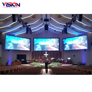 Layar Video LED untuk Sewa Indoor P2.6 P2.97 P3.91 P4.81, Cocok untuk Acara Panggung Gereja dan Pernikahan - Product Image 1