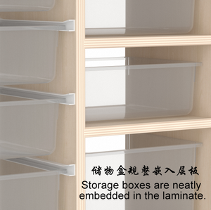 Mobili Montessori Non Smontabili per Bambini, Armadietti per Stoccaggio per l'Uso in Appartamenti, Hotel, Scuole o Ospedali - Product Image 3