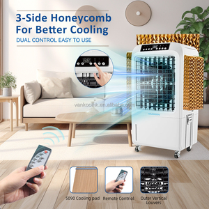 Refroidisseur d'air évaporatif électrique 3000m3/h, refroidisseur d'air portable CE Peltier, climatiseur évaporatif avec réservoir d'eau amovible de 30L - Product Image 2
