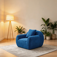 Shunlinghang moderne minimaliste personne seule loisirs canapé chaise salon meubles éponge tissu Compression paresseux fauteuil