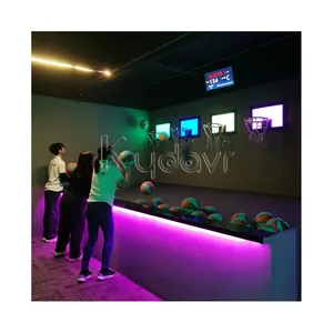 2024 trending products team building interactive gaming activities basketball hoops led grid light active game to play