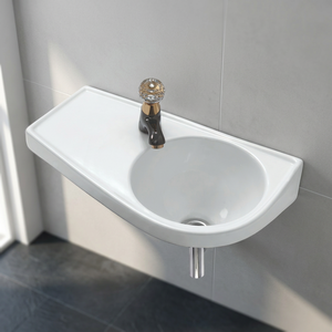 Lavabo Esquinero de Cerámica para Baño, Lavamanos Triangular Pequeño para Inodoro, al Mejor Precio - Product Image 3