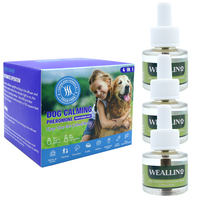 Diffuseur apaisant pour chien, lot de 3 recharges, écologique, en plastique réutilisable, solution anti-aboiement et anti-mastication pour salon et cuisine