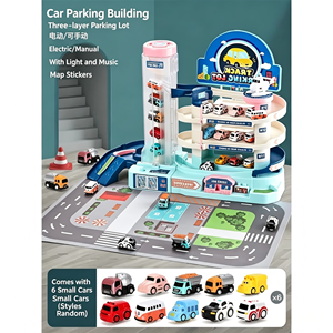 <span class=keywords><strong>Garage</strong></span> de stationnement et circuit de voitures jouets pour enfants de 5 étages, de haute qualité et dernier cri - Product Image 3