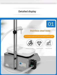 Machine de remplissage quantitative à pompe à diaphragme pour pâte de sésame, huile comestible, parfum, solution liquide orale, vin et solutions de boissons - Product Image 6
