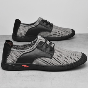 รองเท้าลำลองหนังวัวแบบตาข่าย ปี 2026 รองเท้าตาข่ายระบายอากาศสไตล์สปอร์ต รองเท้าผู้ชายแฟชั่นทันสมัย - Product Image 4