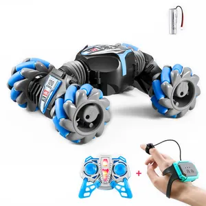2.4GHz Dual Mode Gesture Sensor Remote Control Twist Stunt Car Toys With Music Hand Gesture Control Rc Drift Climbing For Kids