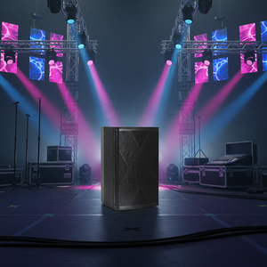 Système de haut-parleurs de karaoké DJ professionnel à deux voies de 12 pouces, gamme complète, 1400W/1800W, diaphragme en alliage de titane, 137dB <span class=keywords><strong>SPL</strong></span> maximal amplifié - Product Image 1