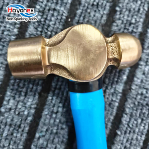 Martello a testa sferica antiscintilla con manico in fibra di vetro, in bronzo alluminio 0.5p, per cassetta degli attrezzi <span class=keywords><strong>Thor</strong></span> - Product Image 4