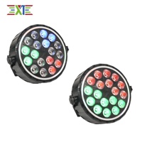 XJ DMX Contrôlable 90W LED RGBW Éclairage de scène Effet moulin à vent Ouverture auxiliaire Création d'ambiance pour fêtes/mariages/salles de bal